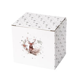 Кружка Доляна Лесная сказка, 300 мл, цвет белый  фото 6