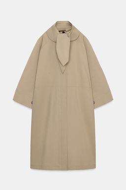 TRENCH OVERSIZE PA?UELO ZW COLLECTION LIMITED EDITION / kaki-med - Zara фото 7