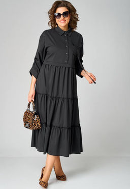 Платье EVA GRANT 7176В черный