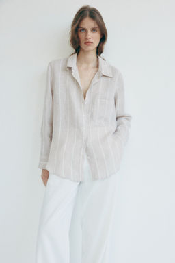 Camisa de lino - H&m фото 10