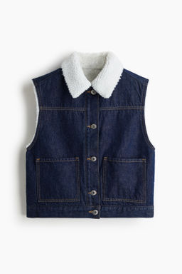 Chaleco denim de doble faz