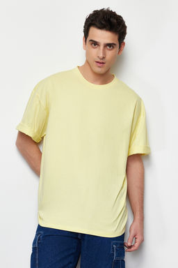 Sar? Oversize/Genis Kesim %100 T-Shirt TMNSS22TS0318