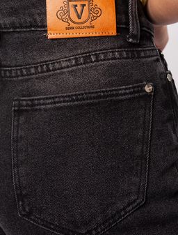 Джинсы mom-fit из денима с эластаном - Vilatte фото 5