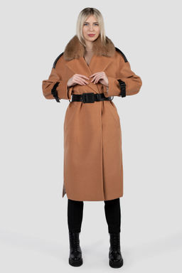 Мех натуральный (песец) Пальто утепленное Термофинн 100 г - El podio фото 12