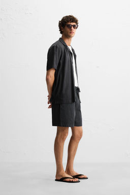 GEOMETRIC JACQUARD BERMUDA SHORTS - Zara фото 4