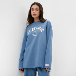 Свитшот женский MIST Cozy style, синий, размер 44