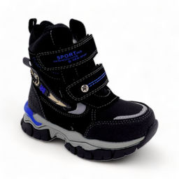 Ботинки мембранные на меху ХМ161-1-1 черный