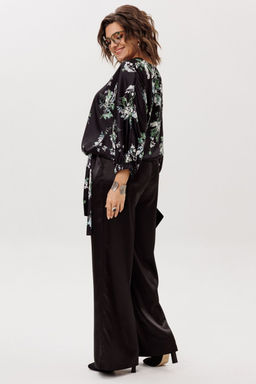 Блуза ANELLI 1662 цветы ночного сада  фото 7