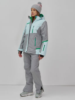 Горнолыжный костюм женский зимний голубого цвета 0709_1Gl - Chunmai фото 8