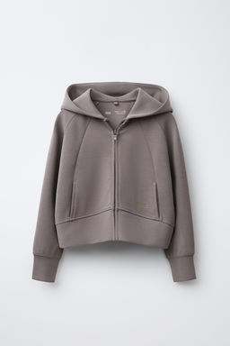 TEXT MODAL ZIP-UP JACKET