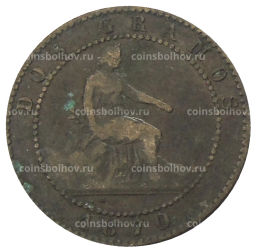 2 сентимо 1870 года Испания
