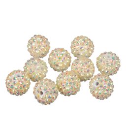 Бусина Zlatka пластик BWR-18 18 мм 10 шт №02 белый