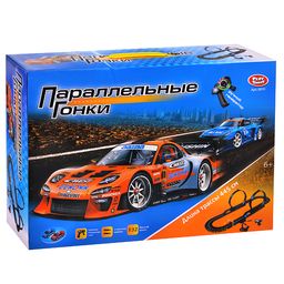 Автотрек "Параллельные гонки" в коробке