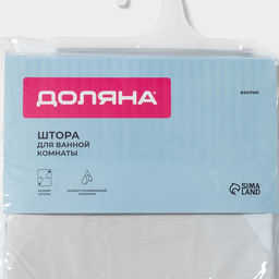 Штора для ванной Доляна «Феерия», 180×180 см, EVA