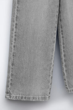 WIDE-LEG DRAWSTRING JEANS - Zara фото 4