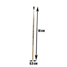 Цена за 10 шт. Кисть для рисования, пони, № 5, круглая, деревянная ручка, международный размер
