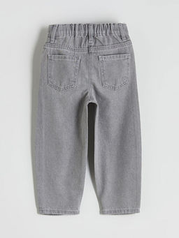 Beli Ayarlanabilir Lastikli Ta?l? K?z ?ocuk Jean Pantolon