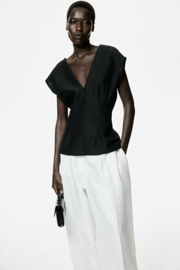 Top con escote en V - H&m фото 3