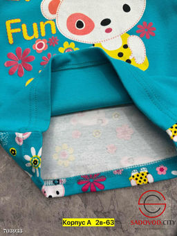 Пижама детская в цветочек