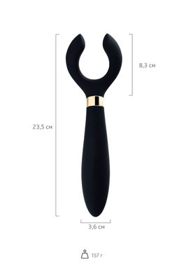 Многофункциональный стимулятор для пар Satisfyer Partner Multifun 3, силикон, чёрный, 23,5 см.  фото 7