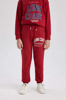 Спортивные штаны с принтом для мальчиков - Defacto фото 4