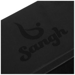 Набор для йоги Sangh: блок, ремень, цвет чёрный  фото 6