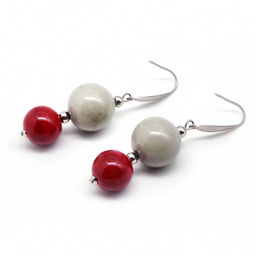 Серьги из муранского стекла