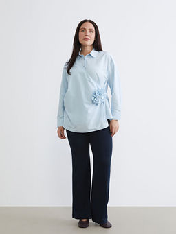 B?y?k Beden Poplin Kad?n G?mlek