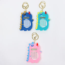 Головоломка-лабиринт Дино с калькулятором, на брелоке, цвета МИКС - Simaland фото 2