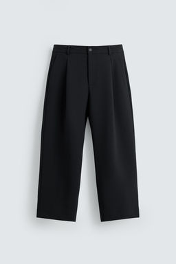 RELAXED FIT PLEATED TROUSERS - Zara фото 17