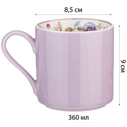 КРУЖКА LEFARD BLOSSOM 360 МЛ (КОР=48ШТ.)  фото 3