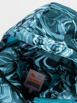 Горнолыжный костюм Valianly подростковый для девочки бирюзового цвета 9230Br  фото 7