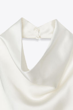 SATIN HALTER TOP - Zara фото 5