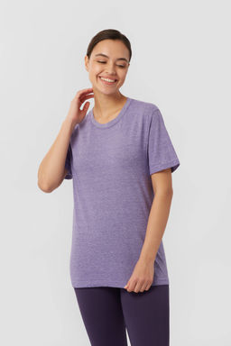 TEKSA Футболка женская WSS 001 violet-white