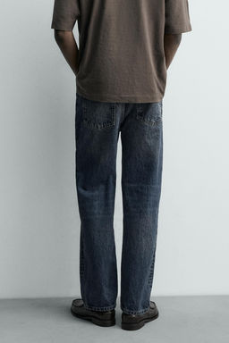 JEANS STRAIGHT ANKLE FIT / ?ndigo - Zara фото 12