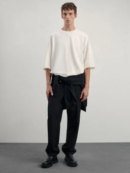 Футболка oversize из плотного трикотажа / Zarina