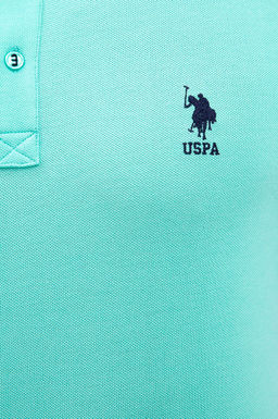 Erkek Mint Polo Yaka Basic T-Shirt