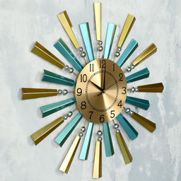 Часы настенные интерьерные «Лютин», серия: Ажур, дискретный ход, d=60 см, циферблат d=22 см, от батарейки 1хАА