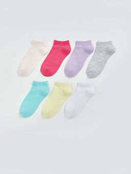 Basic K?z ?ocuk Patik ?orap 7li