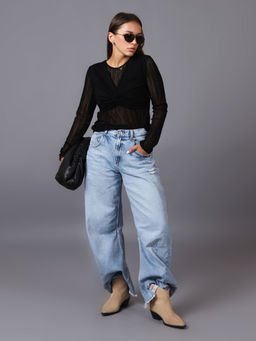 Лонгслив сетка КЛ200 Черный от фабрики Спортсоло