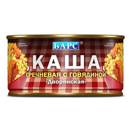 БАРС Каша особая гречневая с говядиной 325г , шт