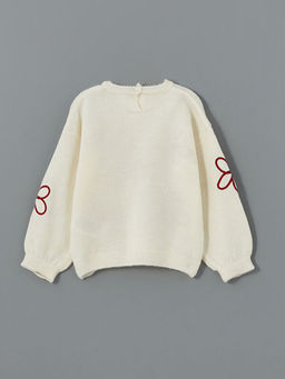 Bisiklet Yaka Nak??l? K?z ?ocuk Triko Kazak - Waikiki фото 2