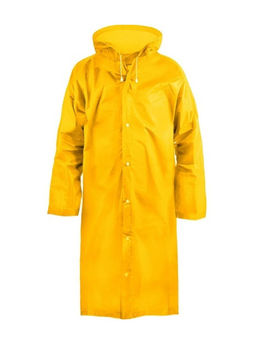 Дождевик желтый с капюшоном (на кнопках) EVA005Y 127 273