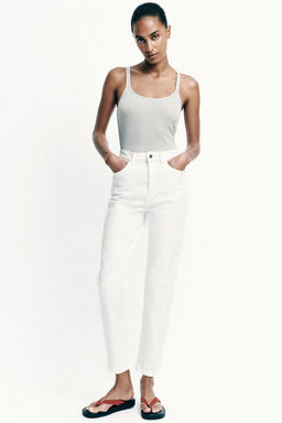 Z.01 HIGH-WAIST MOM FIT JEANS - Zara фото 15