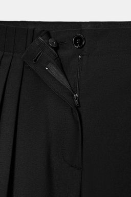 WIDE-LEG PLEATED TROUSERS ZW COLLECTION - Zara фото 6