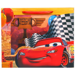 Пакет подарочный с пластиковым окном, 31 х 26 х 11 см, Тачки - Disney фото 3