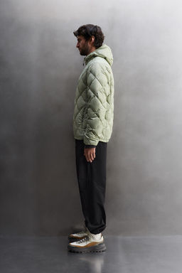 HOODED 100% FEATHER DOWN PUFFER JACKET - Zara фото 14
