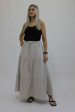 Юбка умягченный лен 100% - Елецкие узоры фото 4