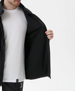 Куртка ветрозащитная JOGEL DIVISION PerFormPROOF Shower Jacket, черный фото 11