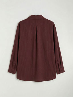 ?izgili Modal Kar???ml? Kad?n G?mlek